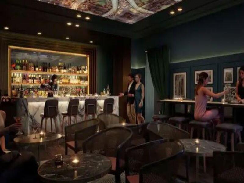 Hilton Melbourne Little Queen Street Buitenkant foto The bar at the 2012 opening