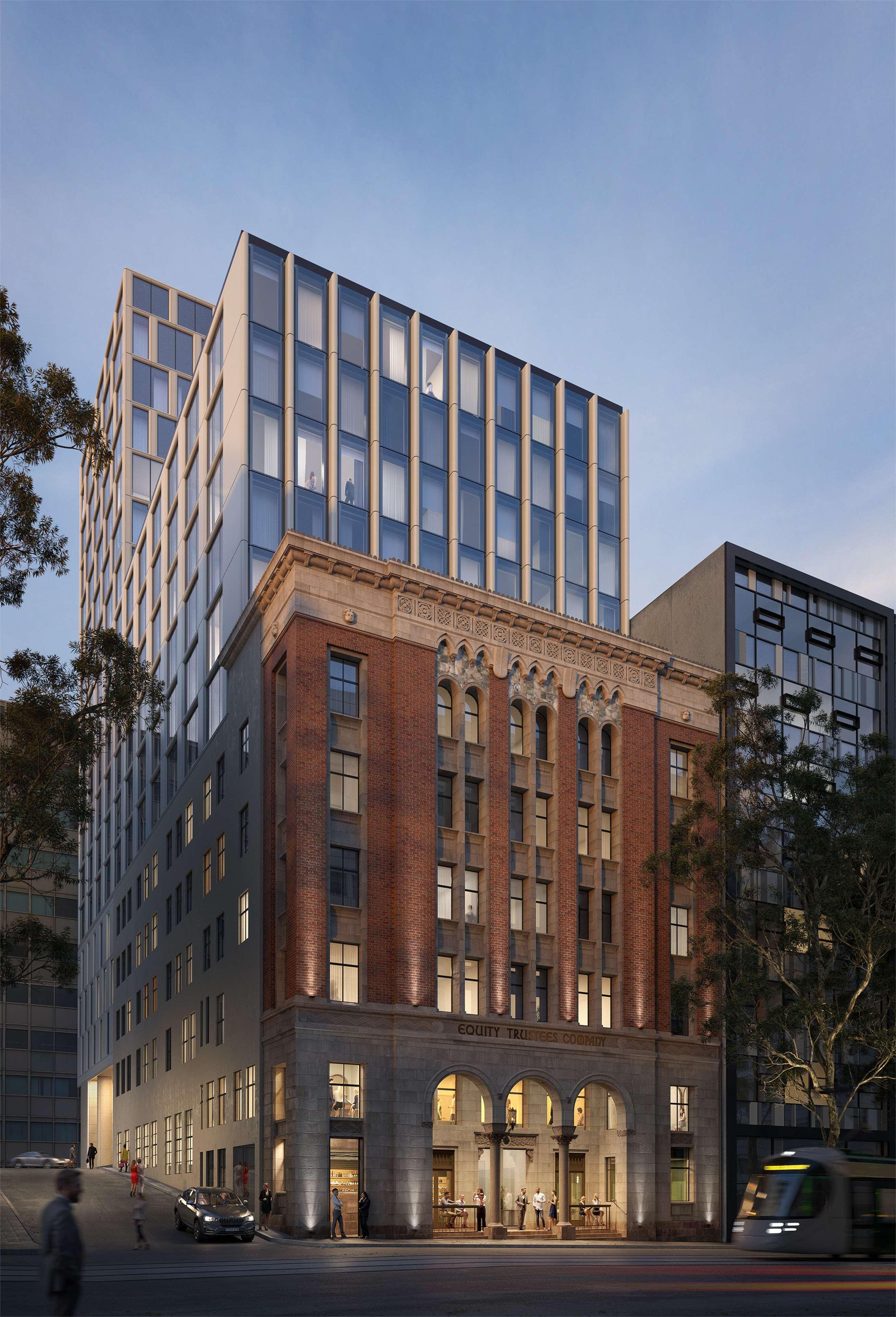 Hilton Melbourne Little Queen Street Buitenkant foto The proposed hotel