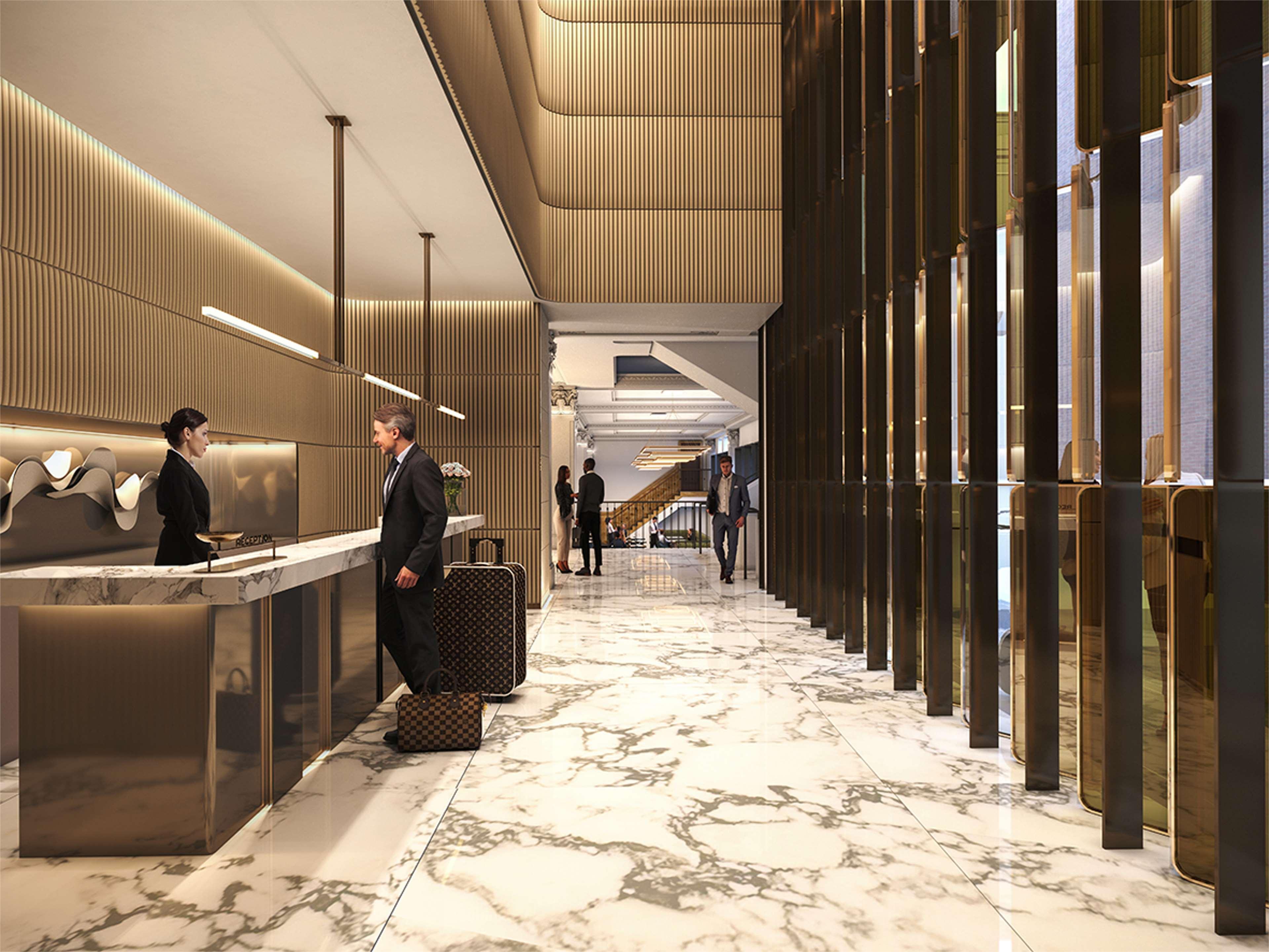 Hilton Melbourne Little Queen Street Buitenkant foto The new private suite at London Heathrow Airport